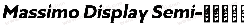 Massimo Display Semi字体转换